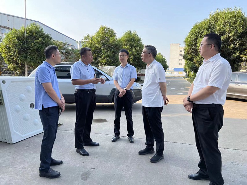 焦作市吳（wú）副市長一行蒞臨91抖阴下载_（dá）孟州廠區調研（yán）(圖1)